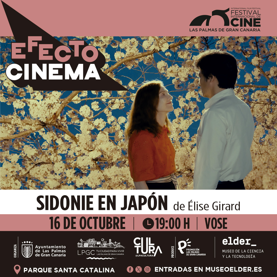Cartel promocional para la proyección de la película "Sidonie en Japón"
